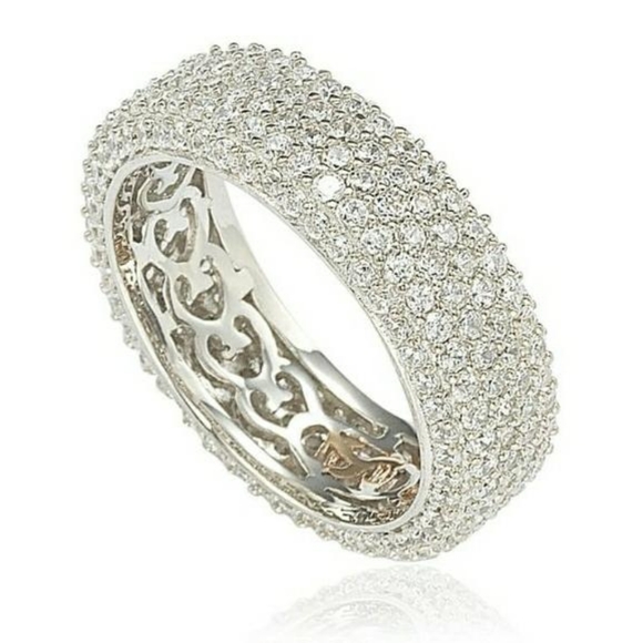 Suzy Levian size 9 Eternity Band - Picture 3 of 9